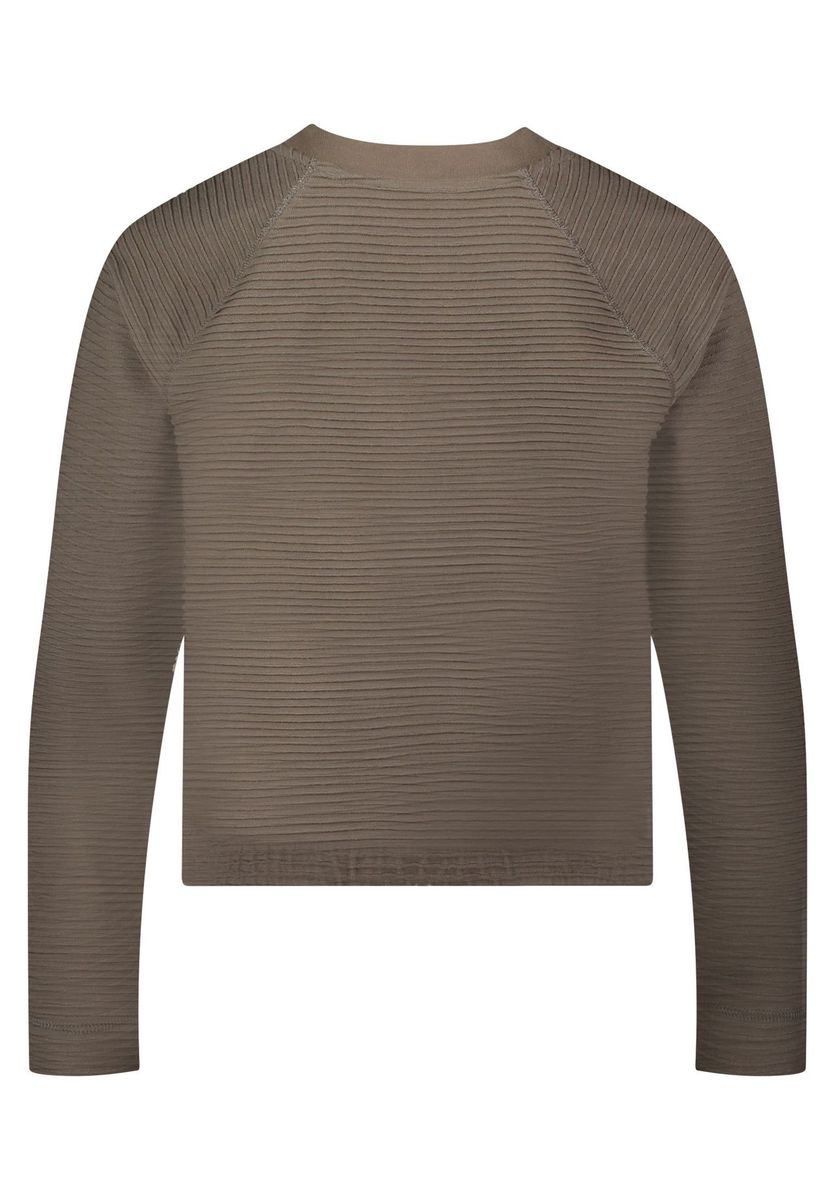 Strukturierte Raglanjacke mit Reißverschluss