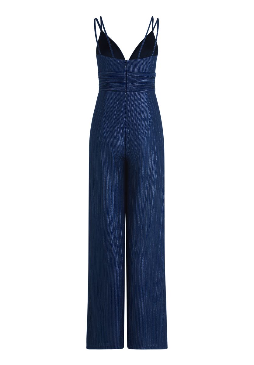 Eleganter Jumpsuit mit Schimmereffekt