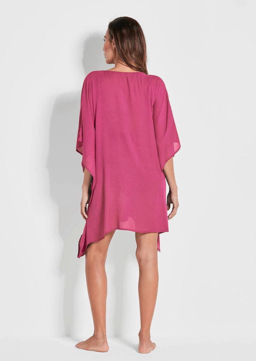 Luftige Kaftan-Strandbluse aus Krepp