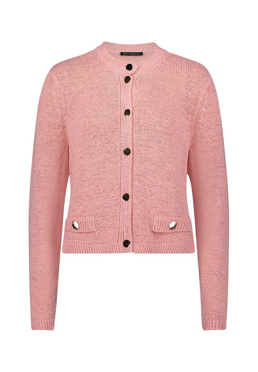 Eleganter Strick-Cardigan mit Rundhals