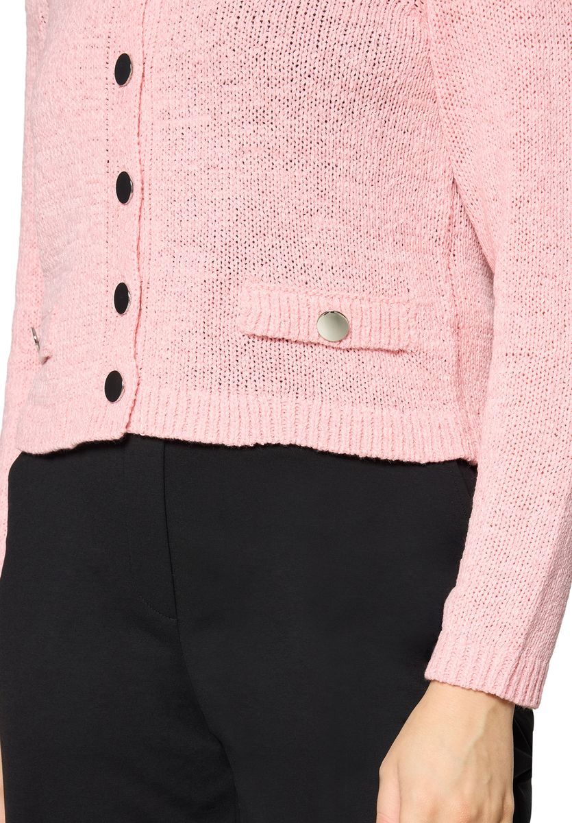 Eleganter Strick-Cardigan mit Rundhals