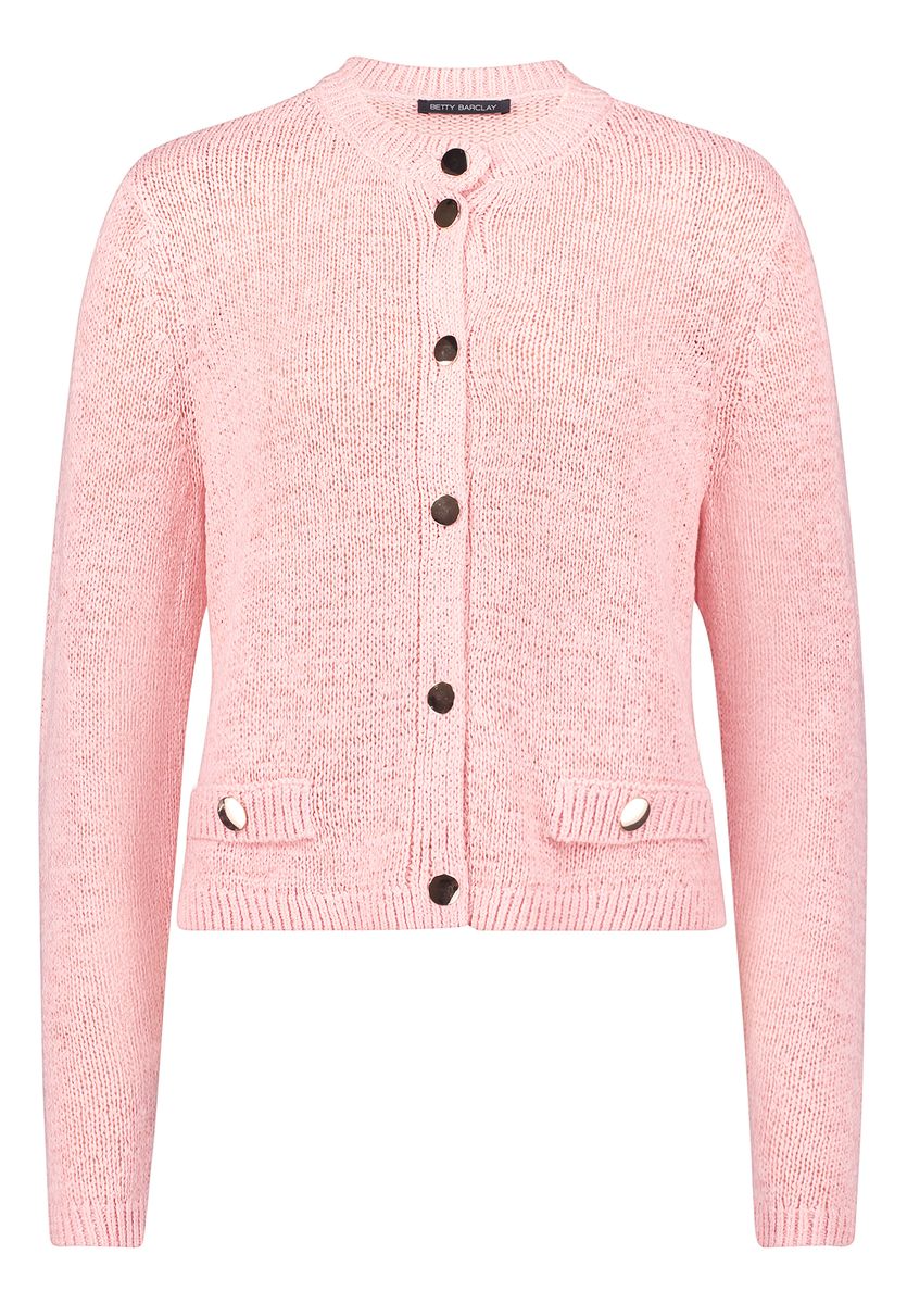 Eleganter Strick-Cardigan mit Rundhals