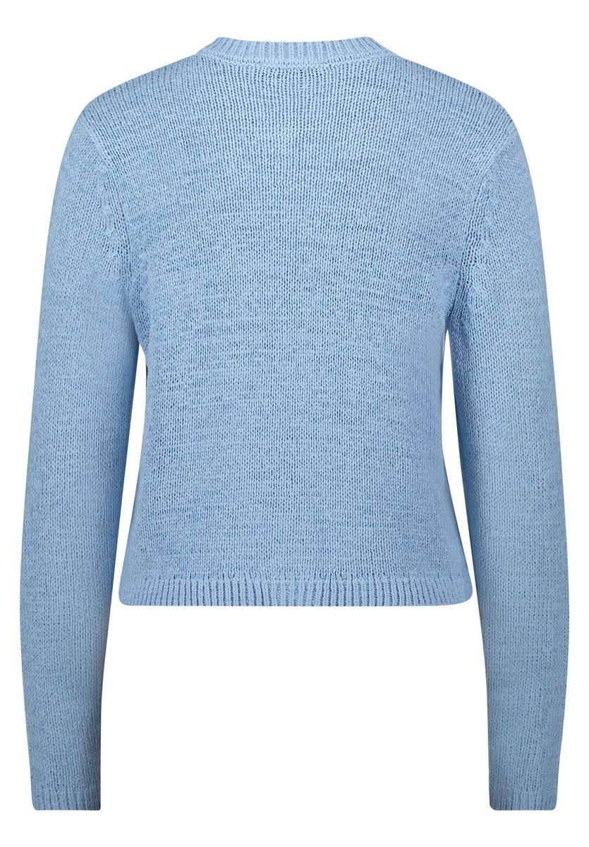 Strukturierter Strick-Cardigan mit Knöpfen