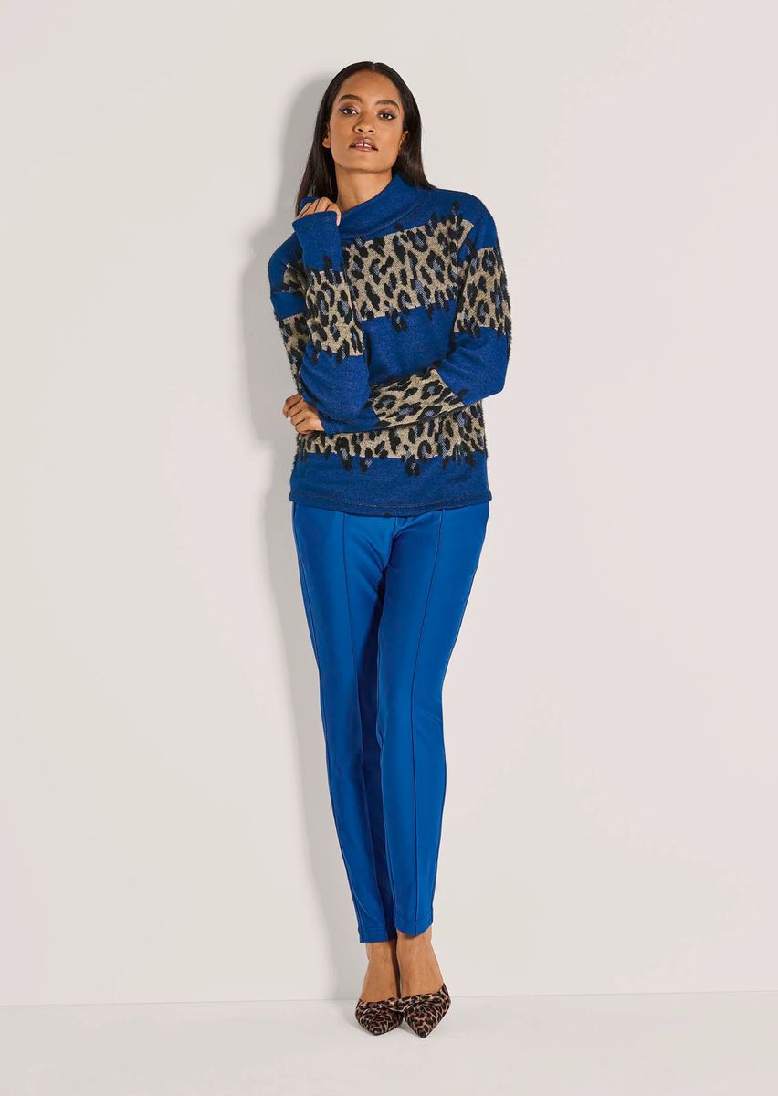 Jacquard-Sweatshirt mit Leo-Design