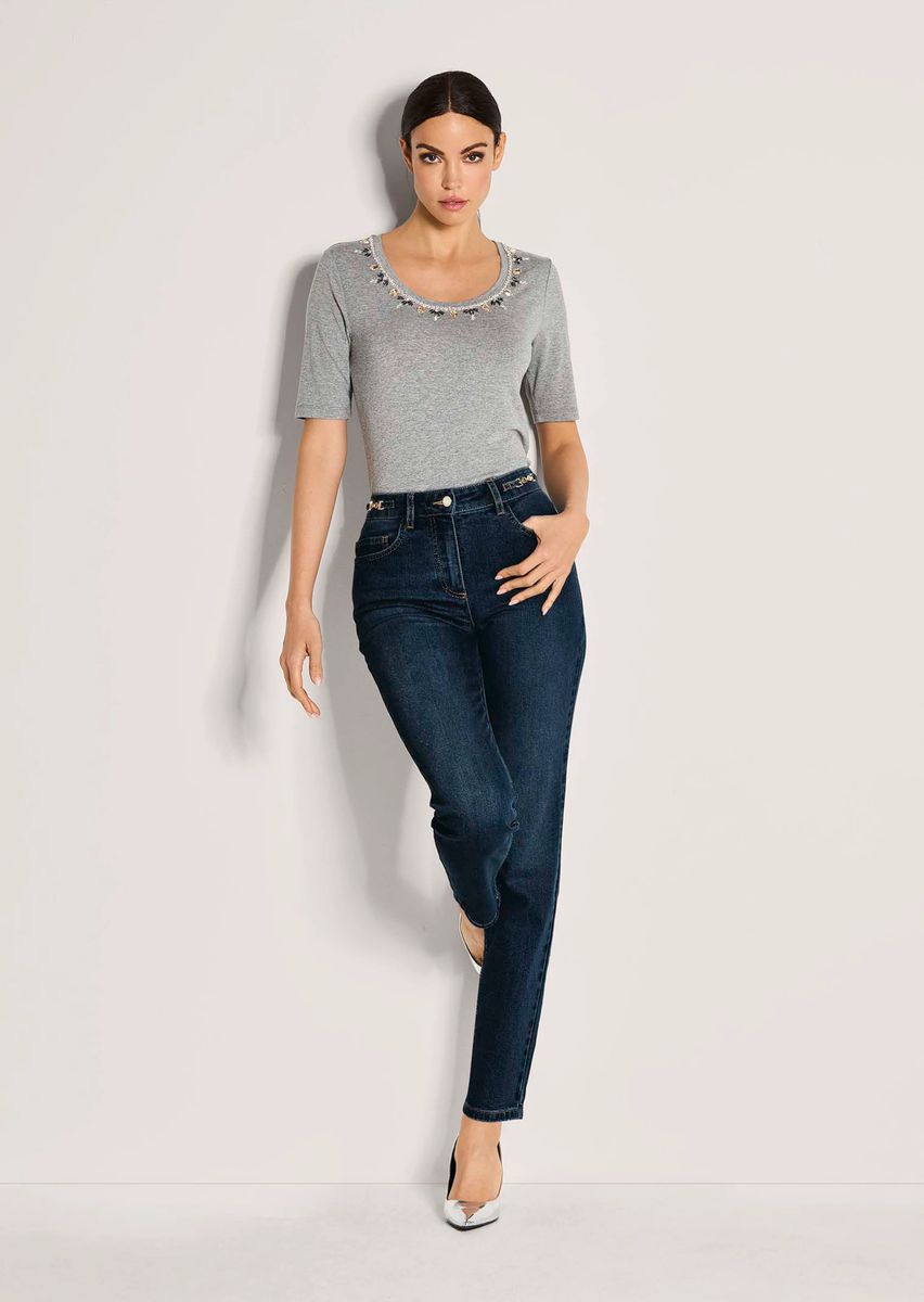 Schlanke Five-Pocket-Jeans