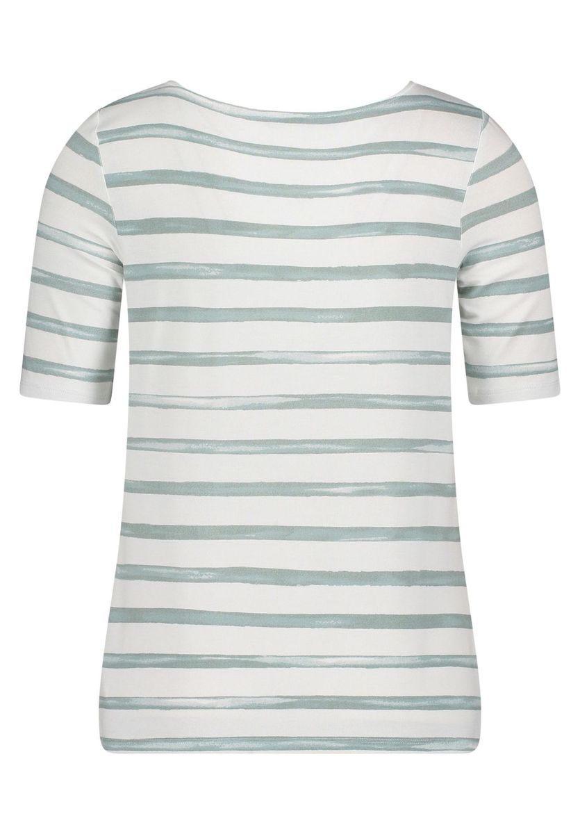 Gestreiftes Shirt mit funkelnden Steinen