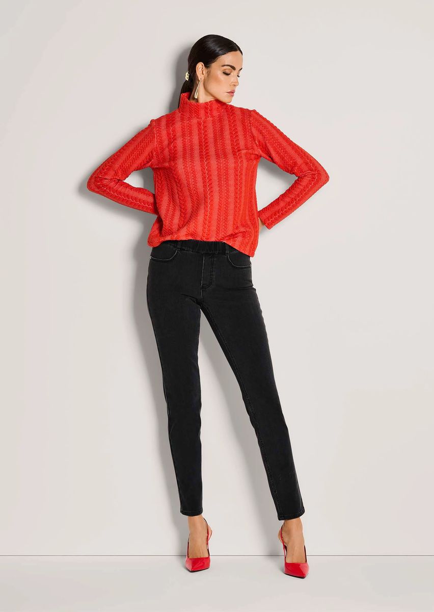 Schlanke Pull-On-Jeans im Jeggings-Stil