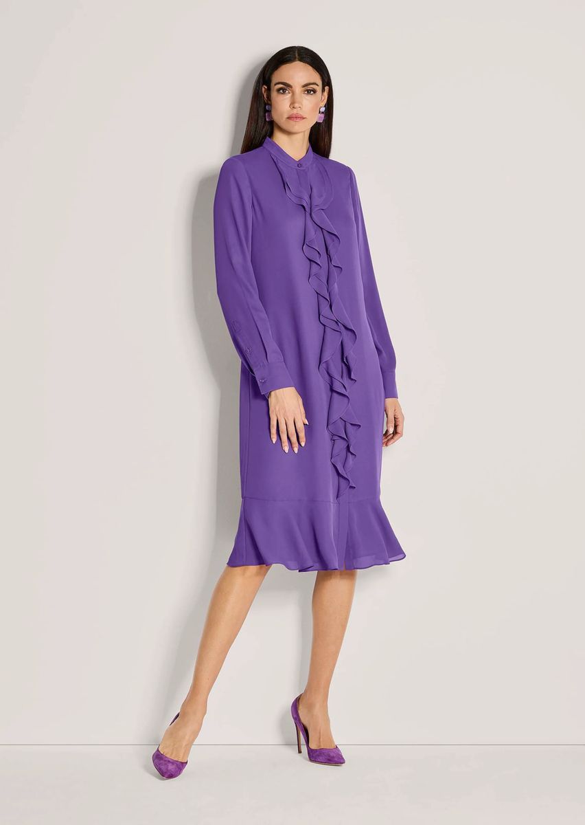Elegantes Midi-Kleid mit Volants