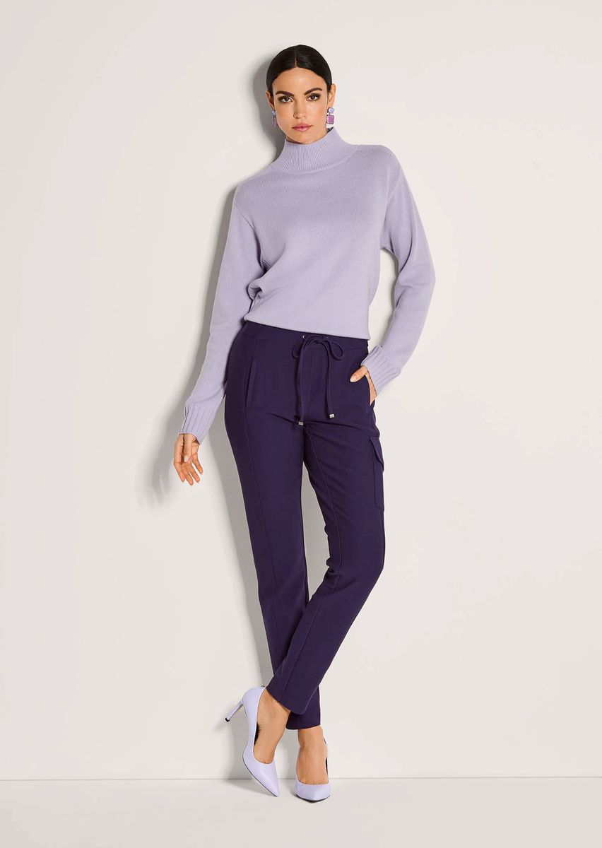 Piqué-Jerseyhose mit Cargotasche