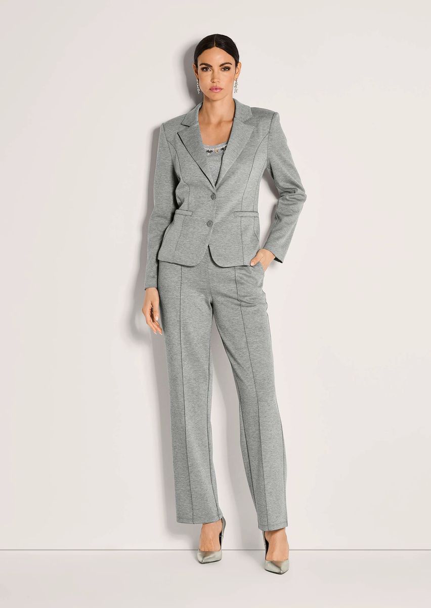 Taillierter Jersey-Blazer mit Revers