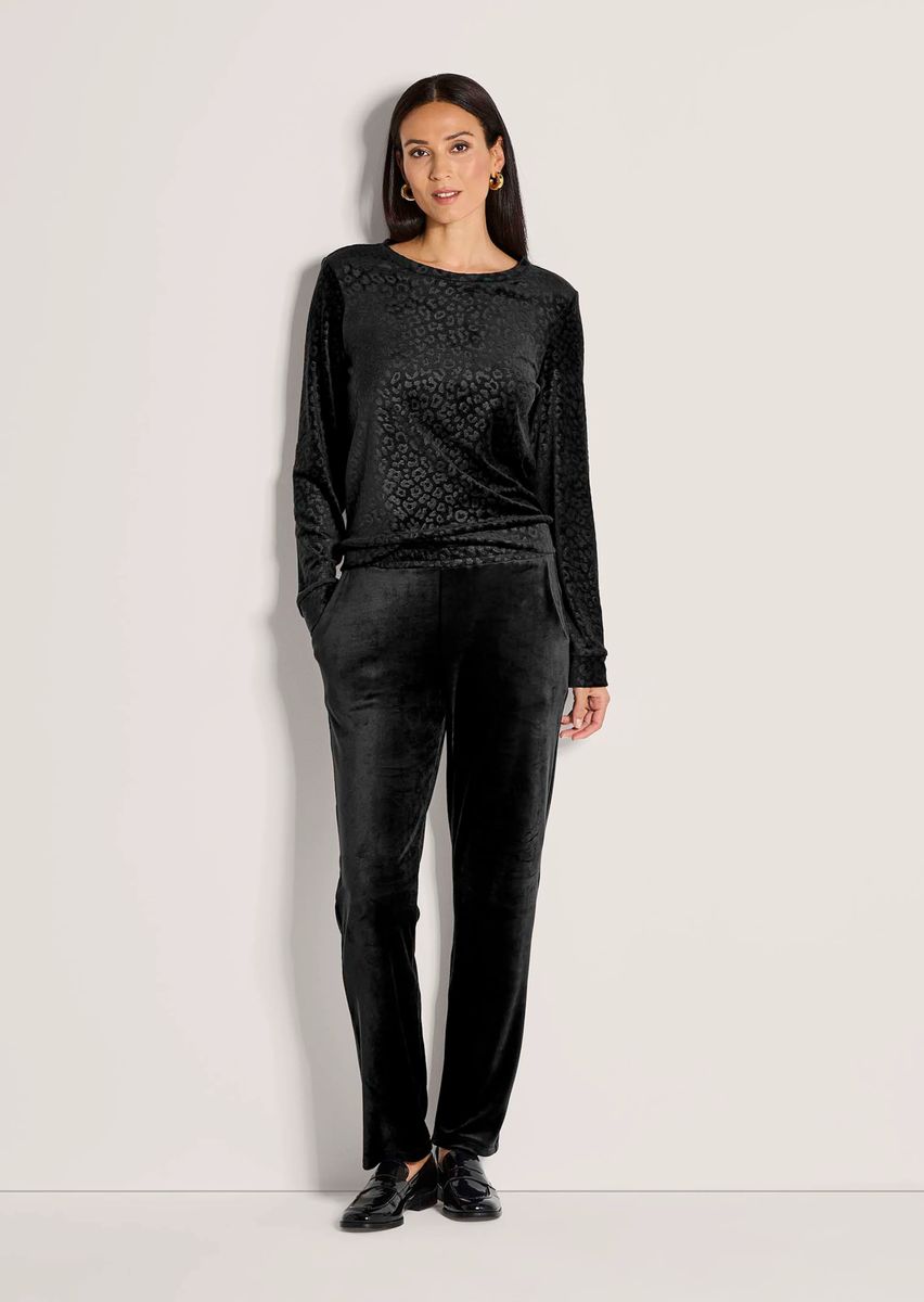 Nicki-Schlupfhose mit geradem Bein