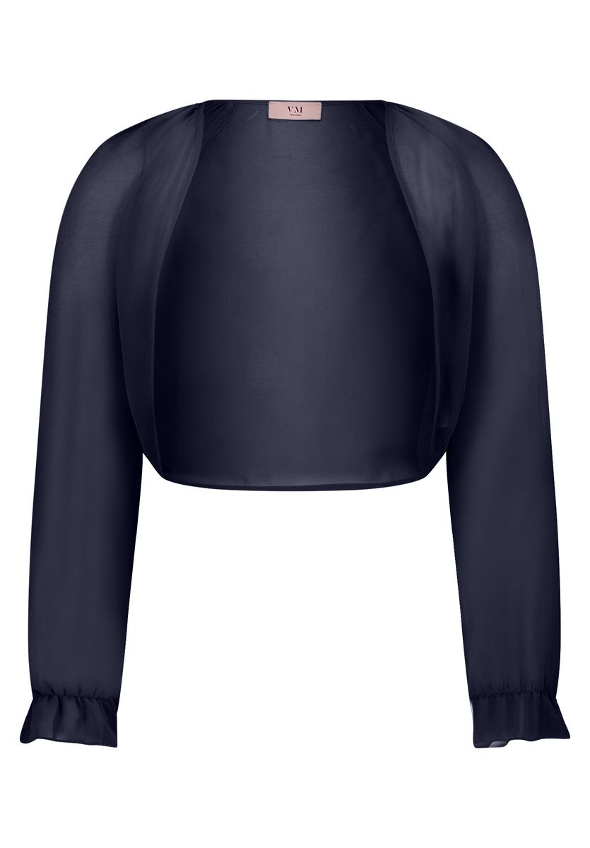 Elegantes Chiffon-Bolero mit Raglanärmeln