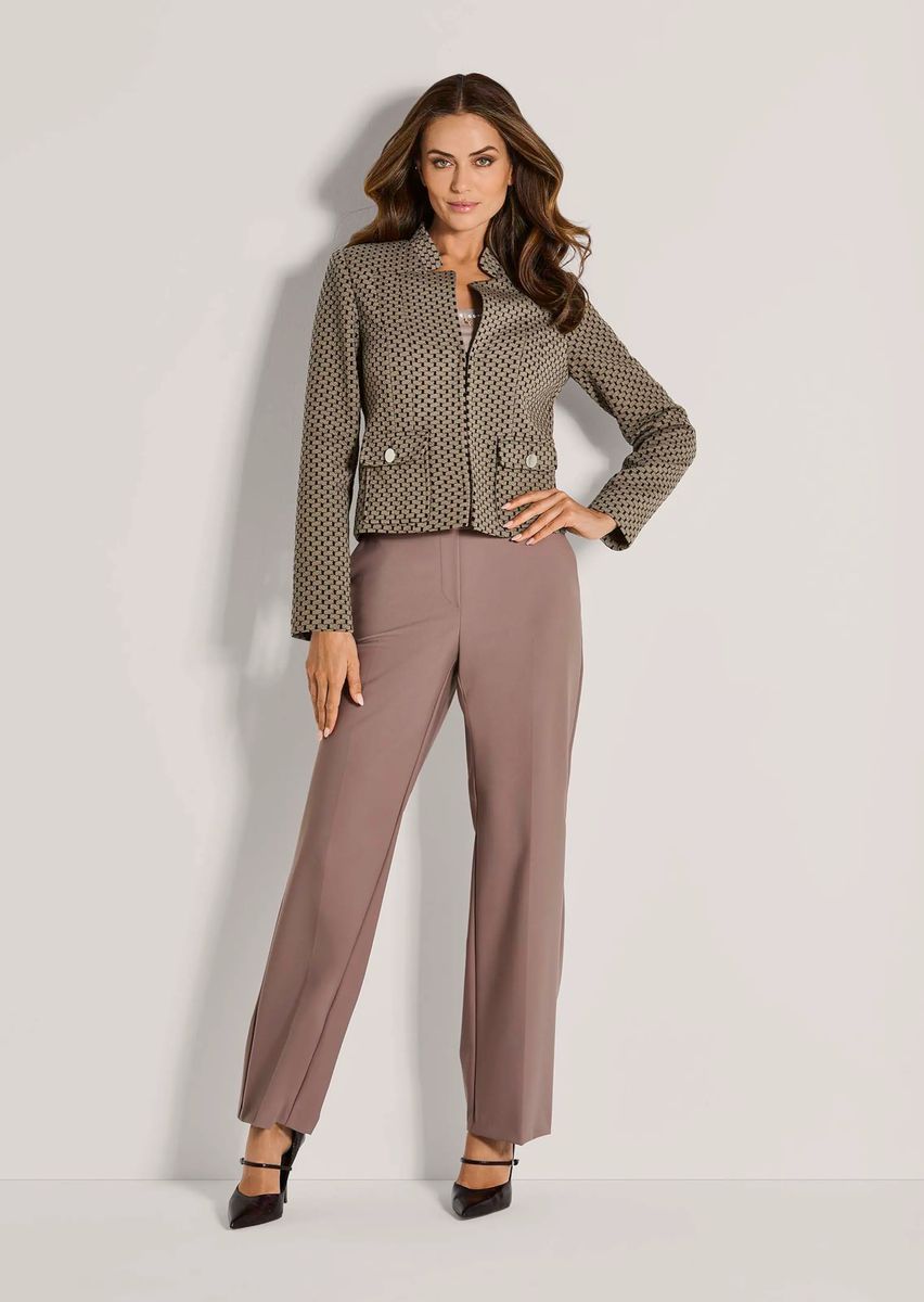 Taillierter Jacquard Jersey-Blazer