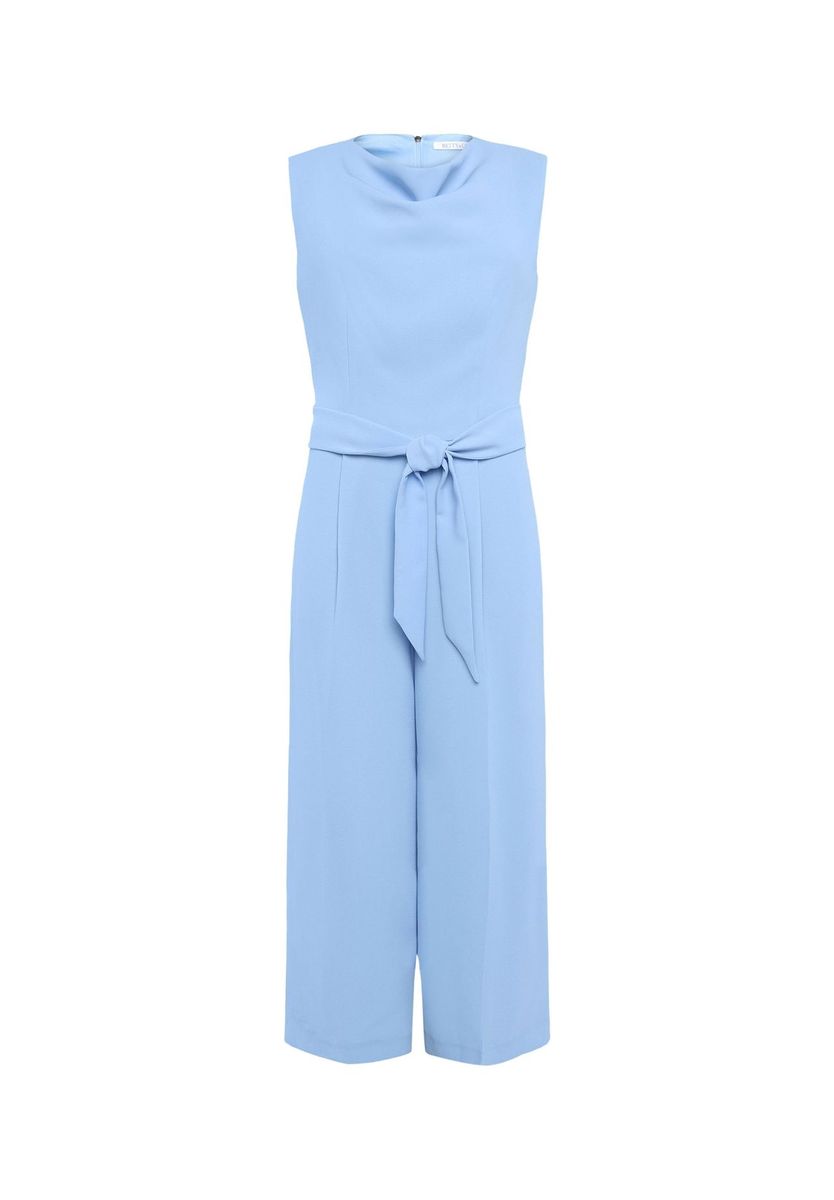 Eleganter Ärmelloser Jumpsuit mit Wasserfallausschnitt