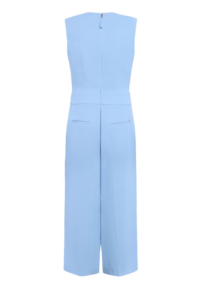 Eleganter Ärmelloser Jumpsuit mit Wasserfallausschnitt