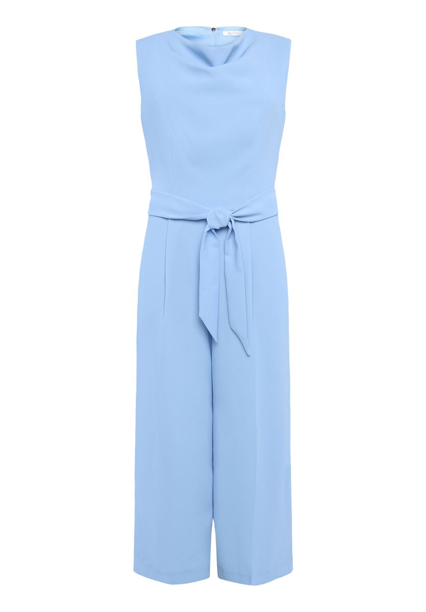Eleganter Ärmelloser Jumpsuit mit Wasserfallausschnitt