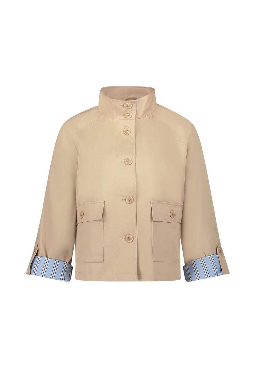 Legere A-Linien-Jacke mit Taschen
