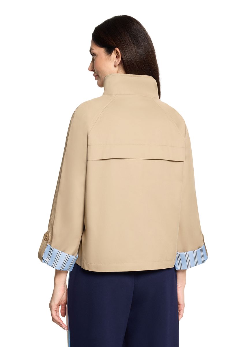 Legere A-Linien-Jacke mit Taschen