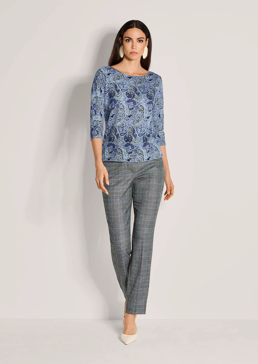 Kaschmir-Pullover mit Paisley-Muster