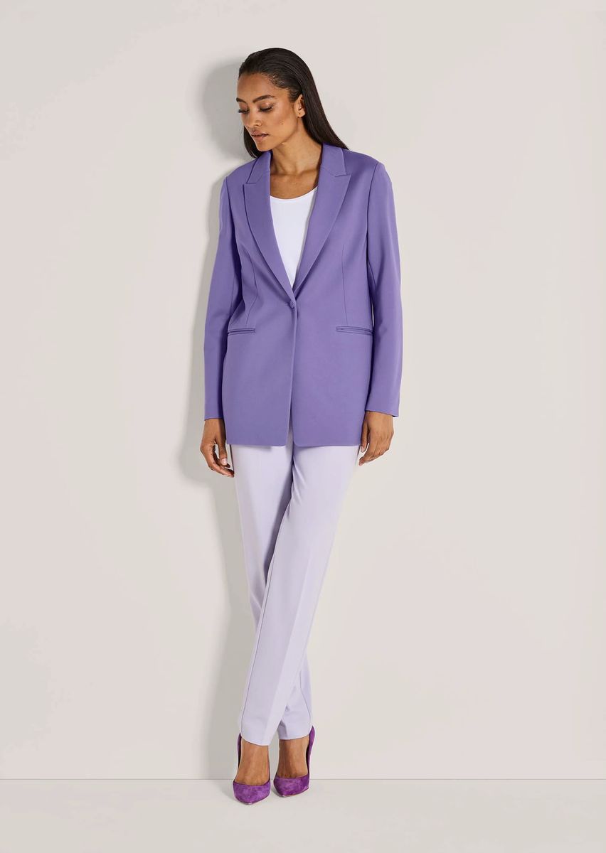 Taillierter Jersey-Longblazer