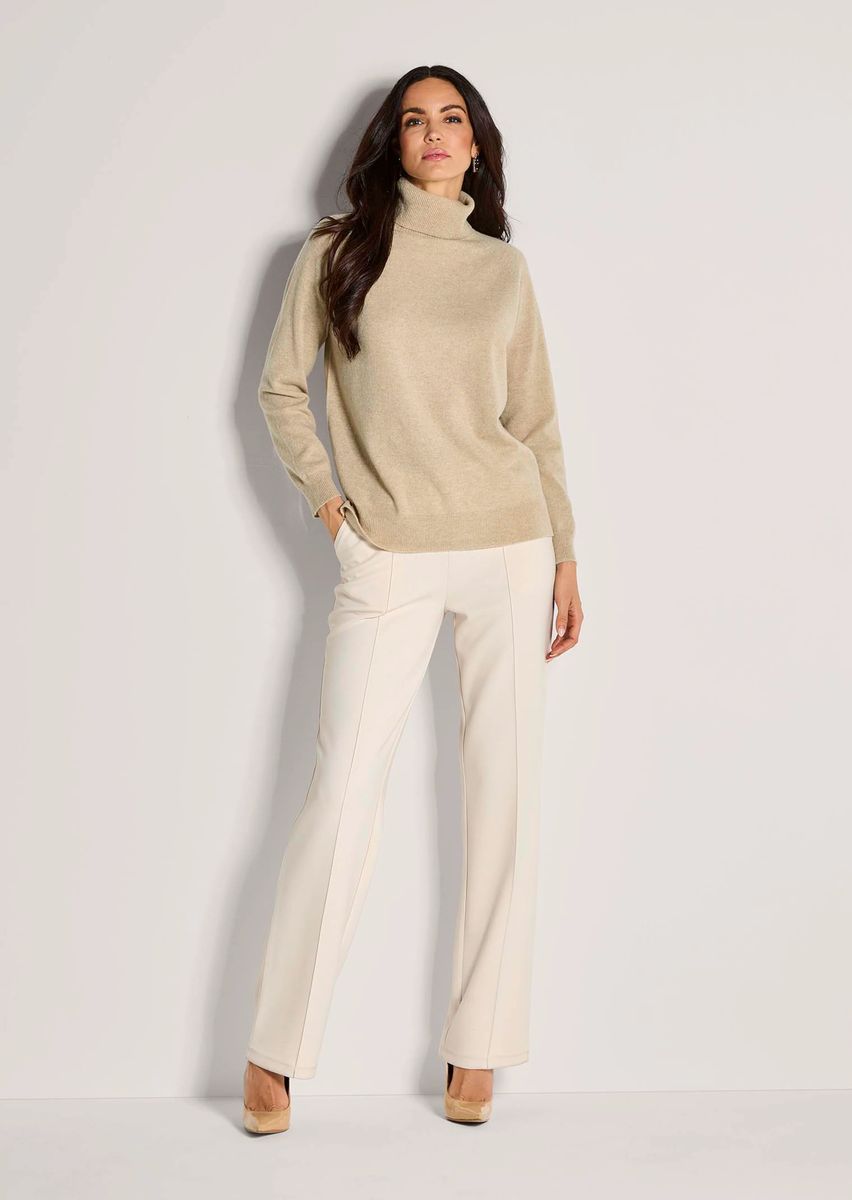 Eleganter Rollkragenpullover aus Kaschmir