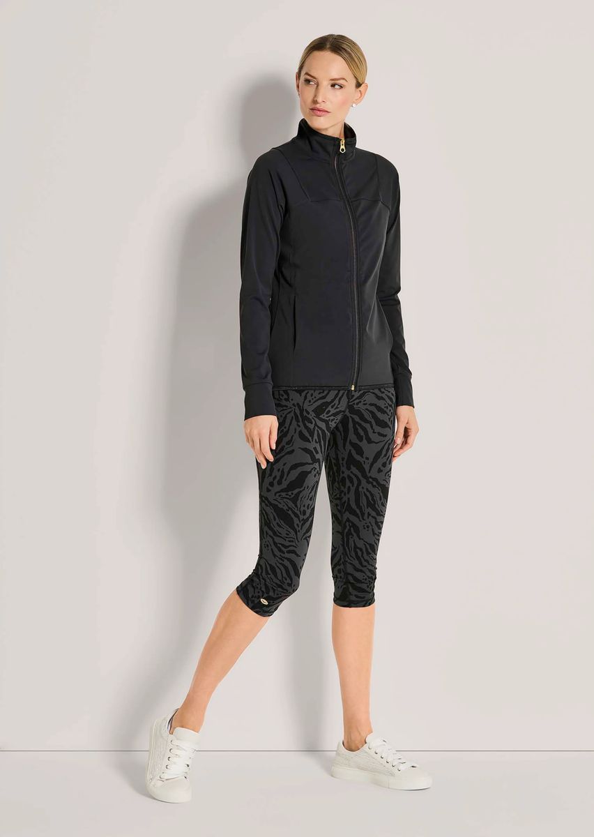 Funktionale atmungsaktive Sportjacke mit Reißverschluss