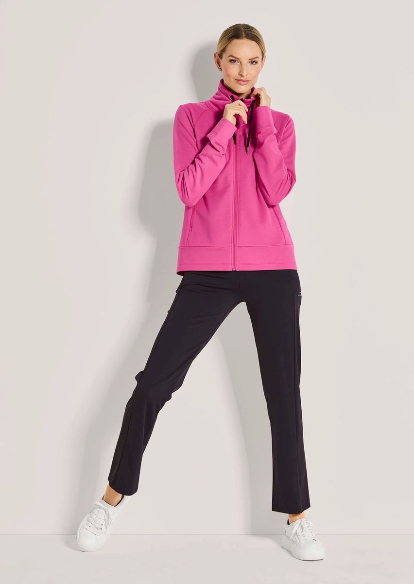 Sportliche Slim-Fit Jacke mit Stehkragen