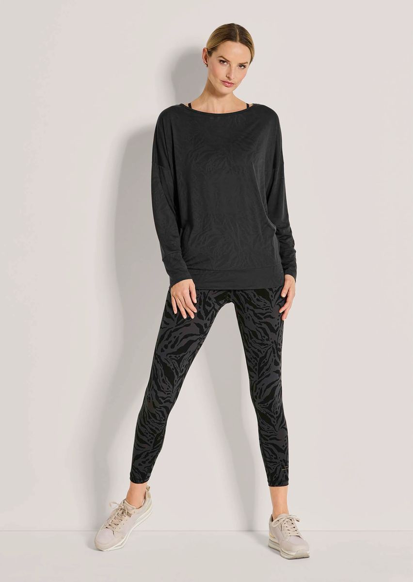 Lounge-Sweatshirt mit Fledermausärmeln