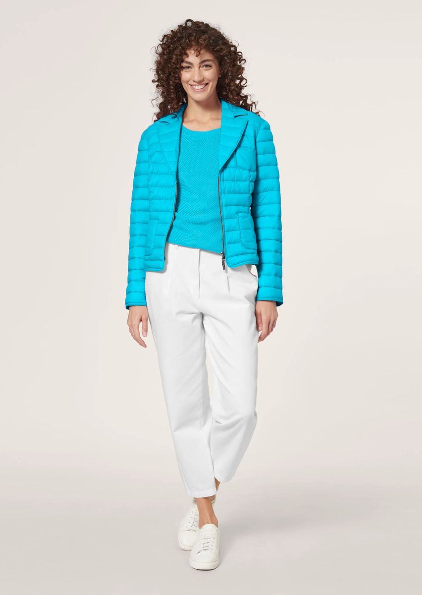 Elegante Steppjacke mit Reverskragen