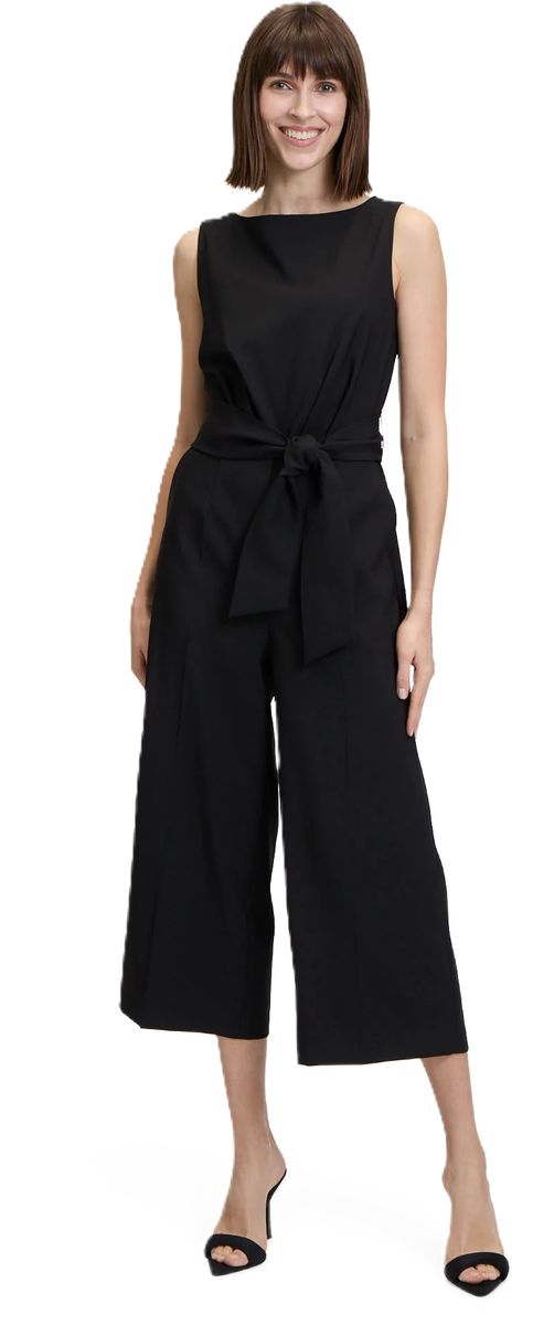 Eleganter ärmelloser Jumpsuit mit Bindegürtel