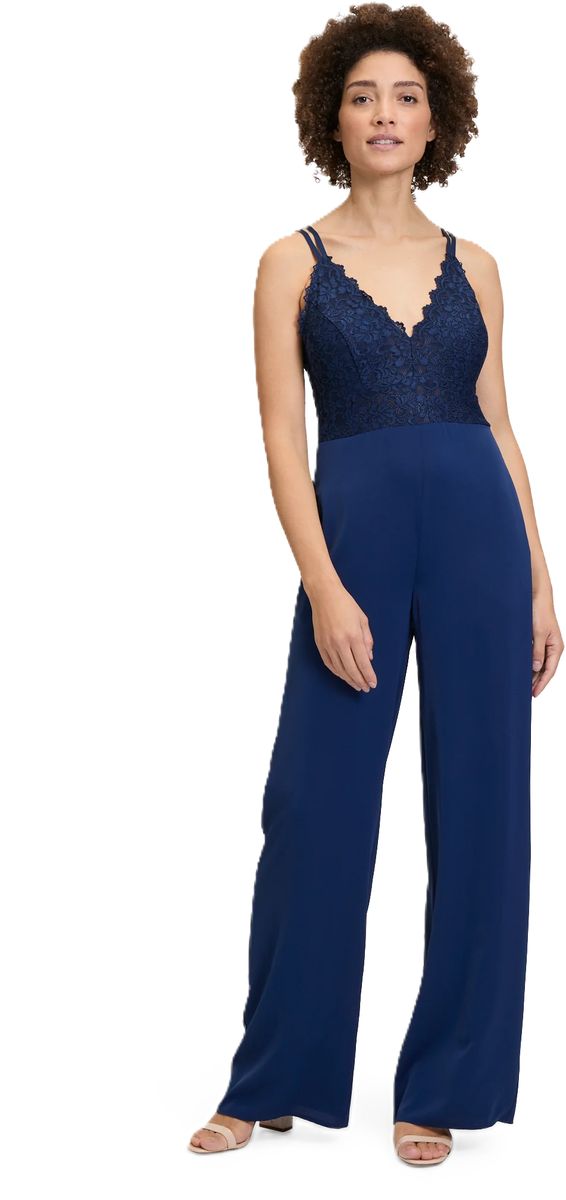 Eleganter Jumpsuit mit Spitzenoberteil
