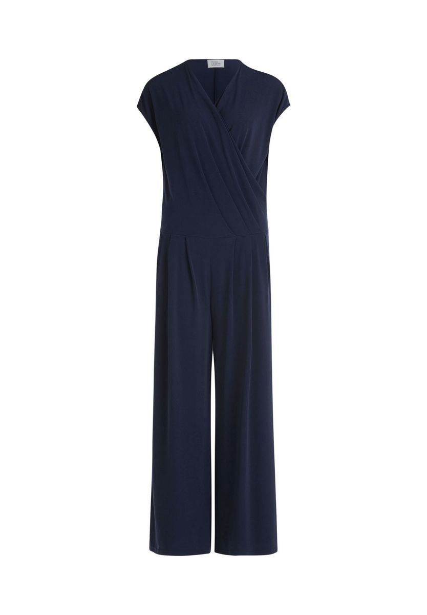 Eleganter Jumpsuit mit Wickeloberteil und weitem Bein