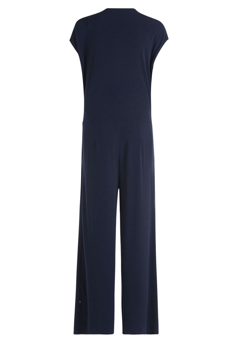 Eleganter Jumpsuit mit Wickeloberteil und weitem Bein