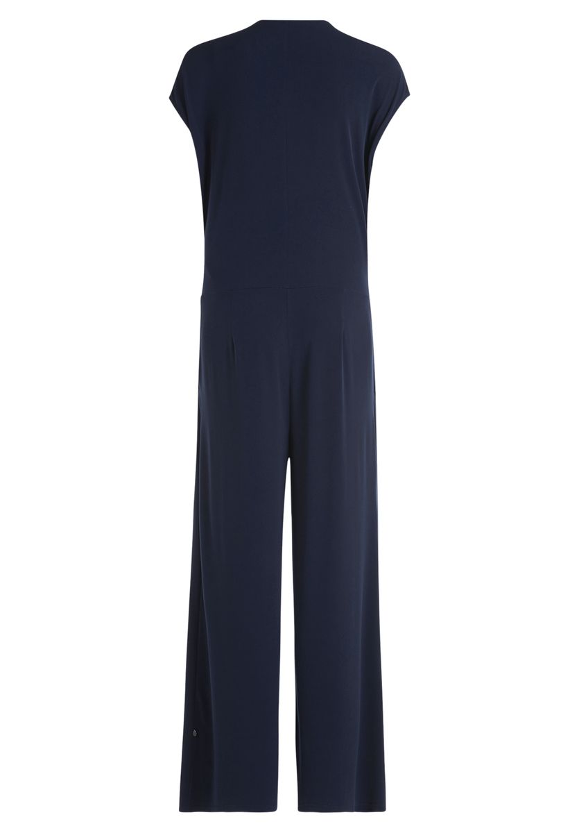 Eleganter Jumpsuit mit Wickeloberteil und weitem Bein