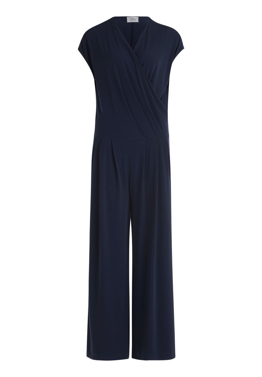 Eleganter Jumpsuit mit Wickeloberteil und weitem Bein