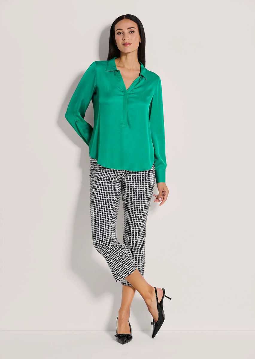 Elegante Schlupfbluse aus Satin