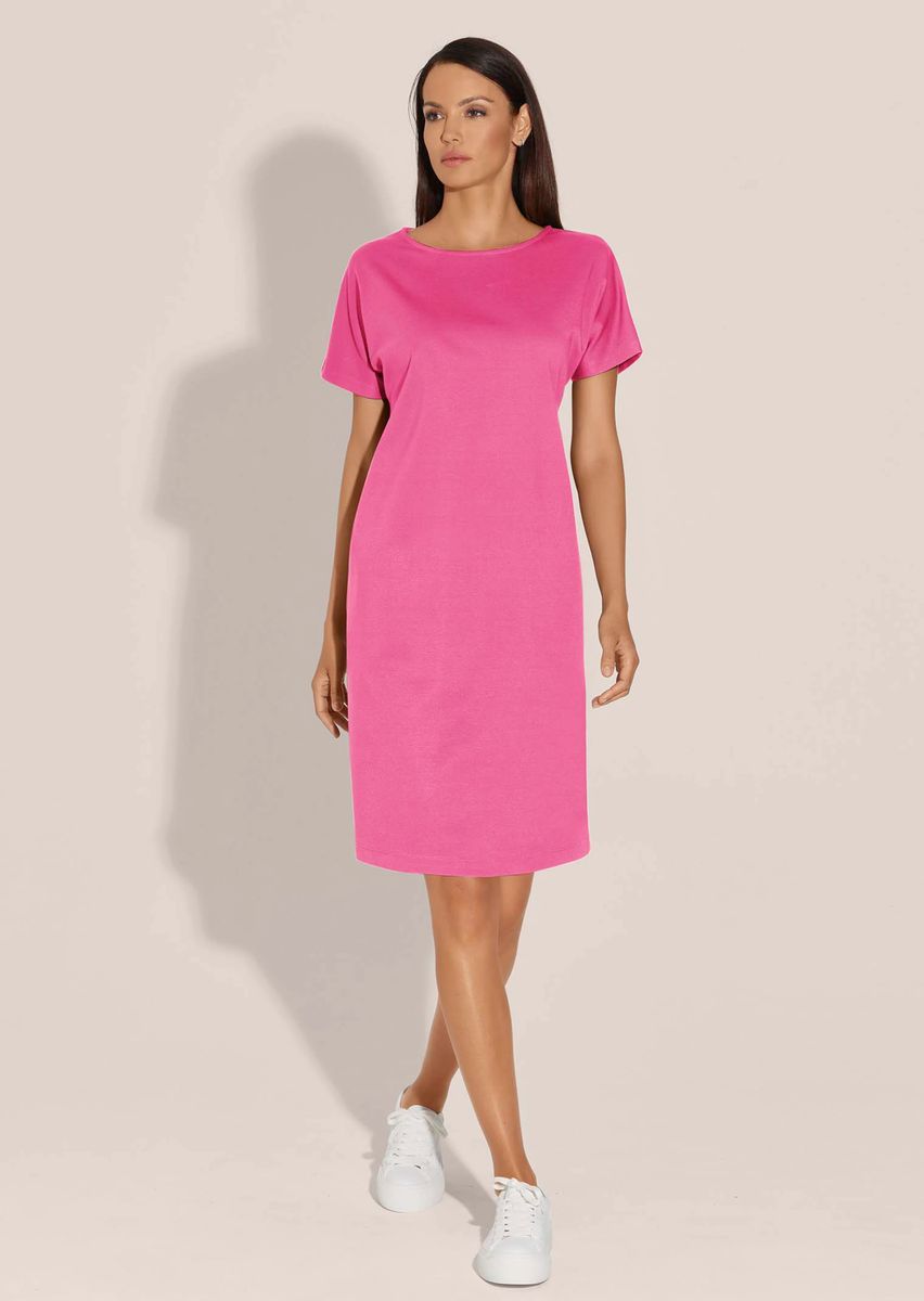 Modernes Jerseykleid in H-Linie