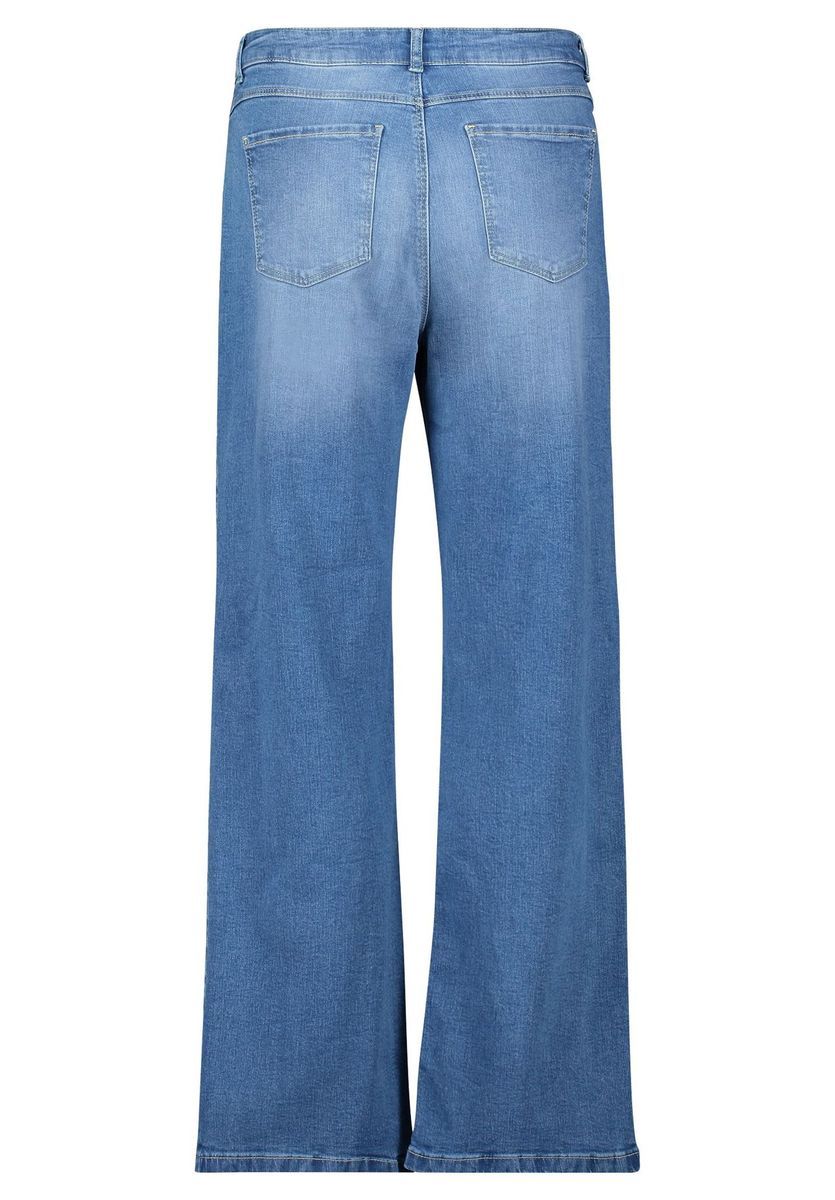 Klassische Straight-Leg Jeans mit mittlerer Leibhöhe