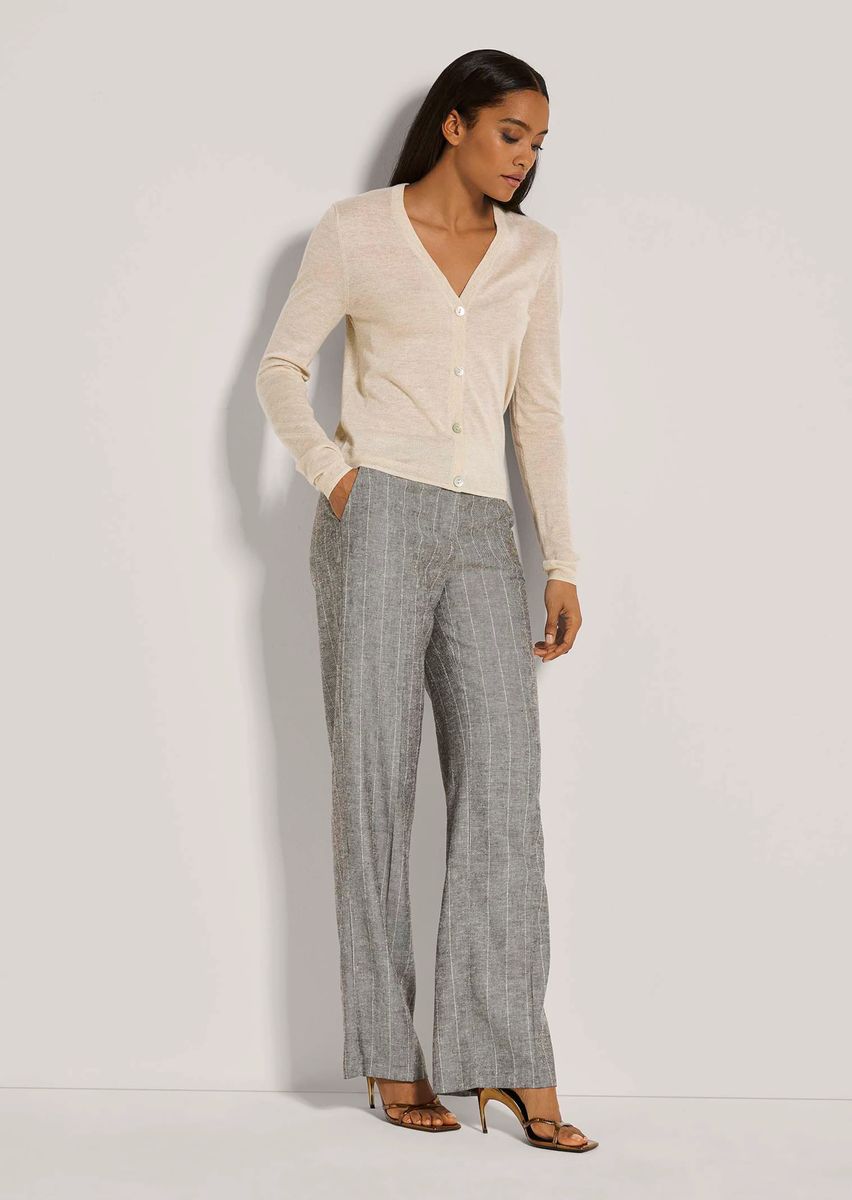 Eleganter Feinstrick-Cardigan mit Glanzeffekt