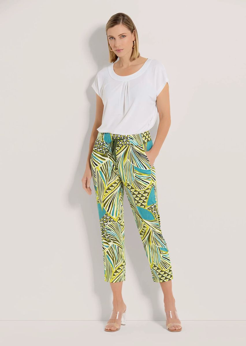 7/8-Schlupfhose mit grafischem Print