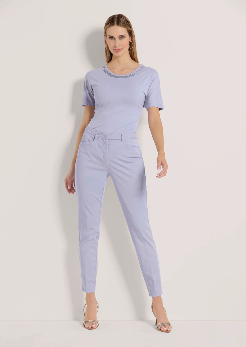 Elegante schmale Chino-Hose