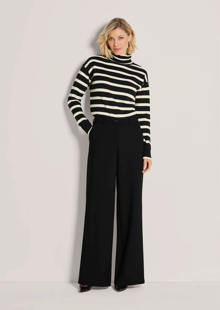 Elegante High-Waist Weitbein-Palazzo