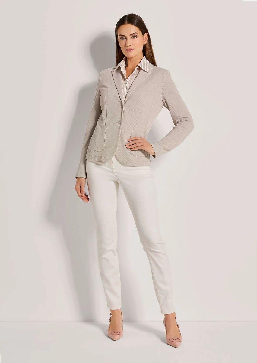 Taillierter Jersey-Blazer mit Struktur