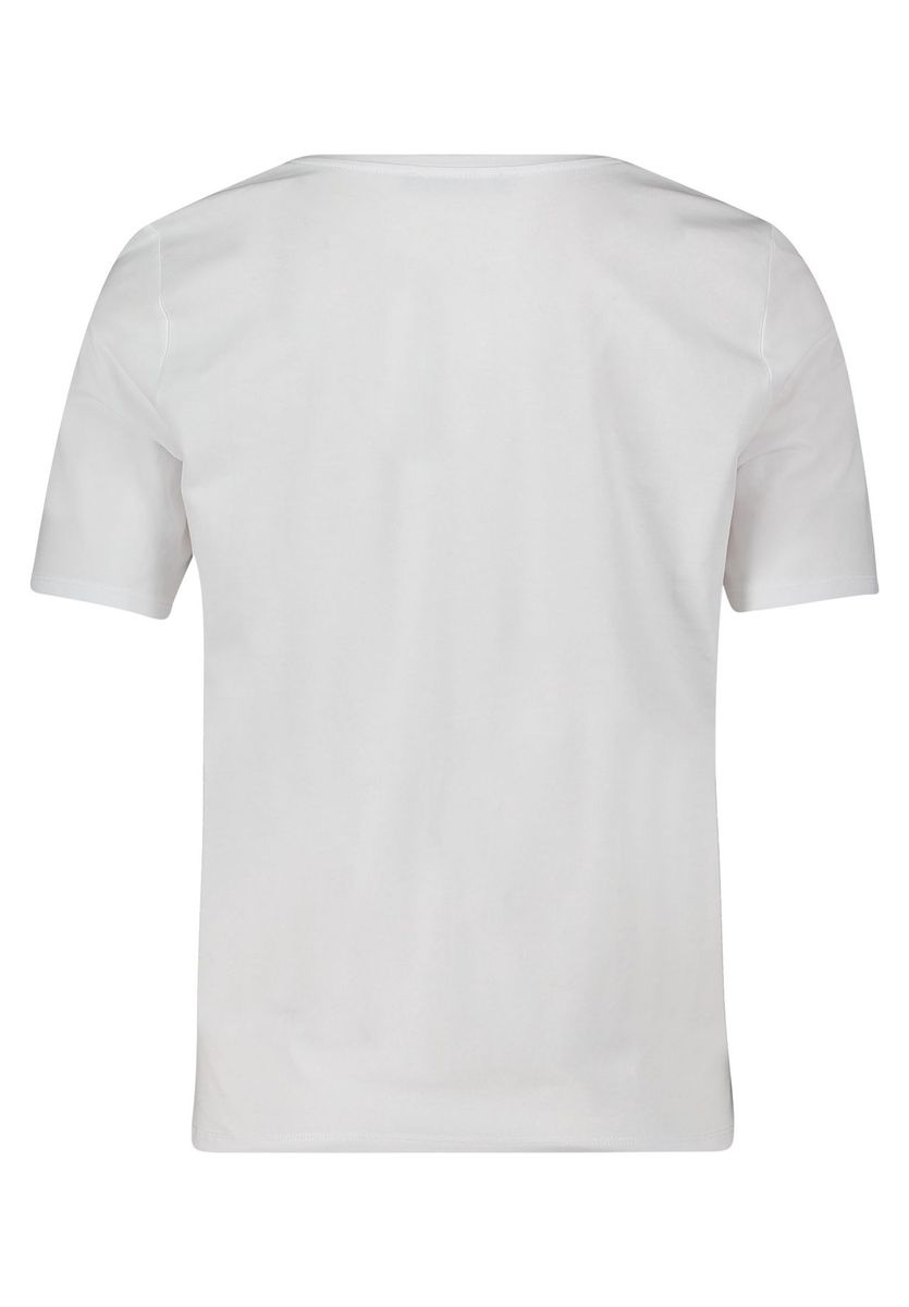 T-Shirt mit funkelndem Happy-Print