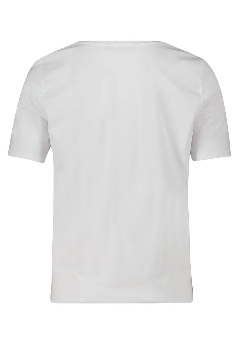 T-Shirt mit funkelndem Happy-Print