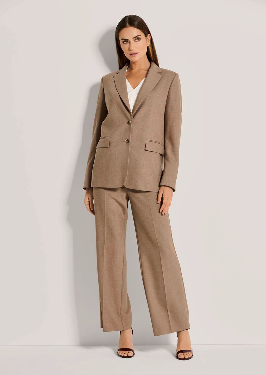 Klassischer Einreihiger Stretch-Blazer