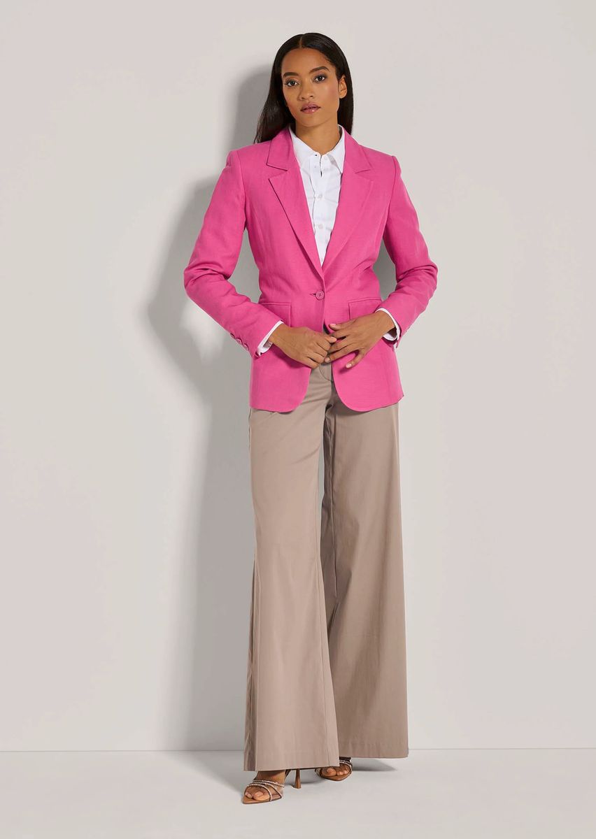 Taillierter Einreihiger Longblazer