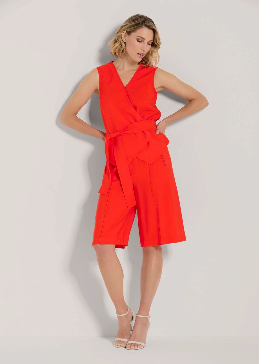 Elegantes Ärmelloses Wickeltop mit Gürtel