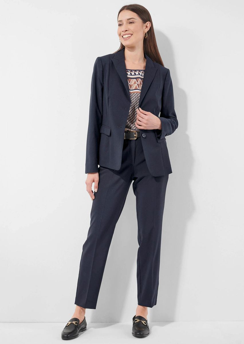 Klassischer taillierter Einreiher-Blazer
