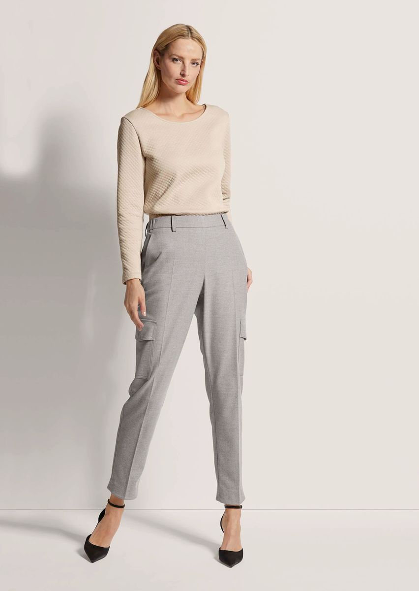 Elegante Slim-Fit Cargo-Hose